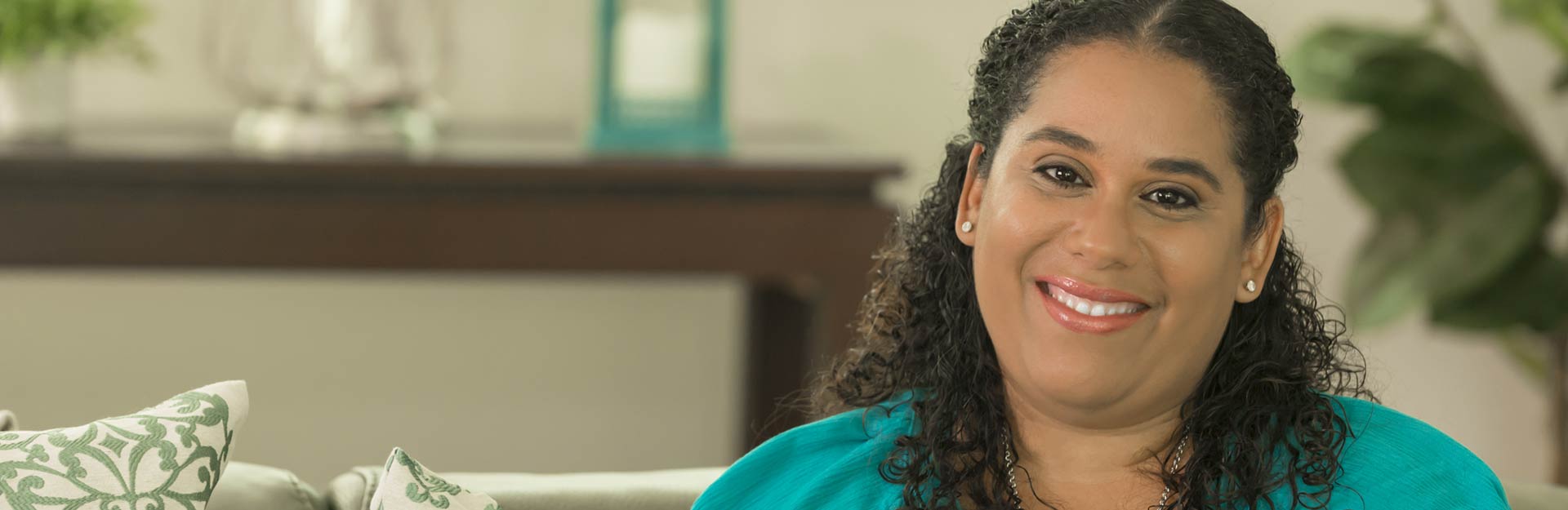 Image of woman smiling